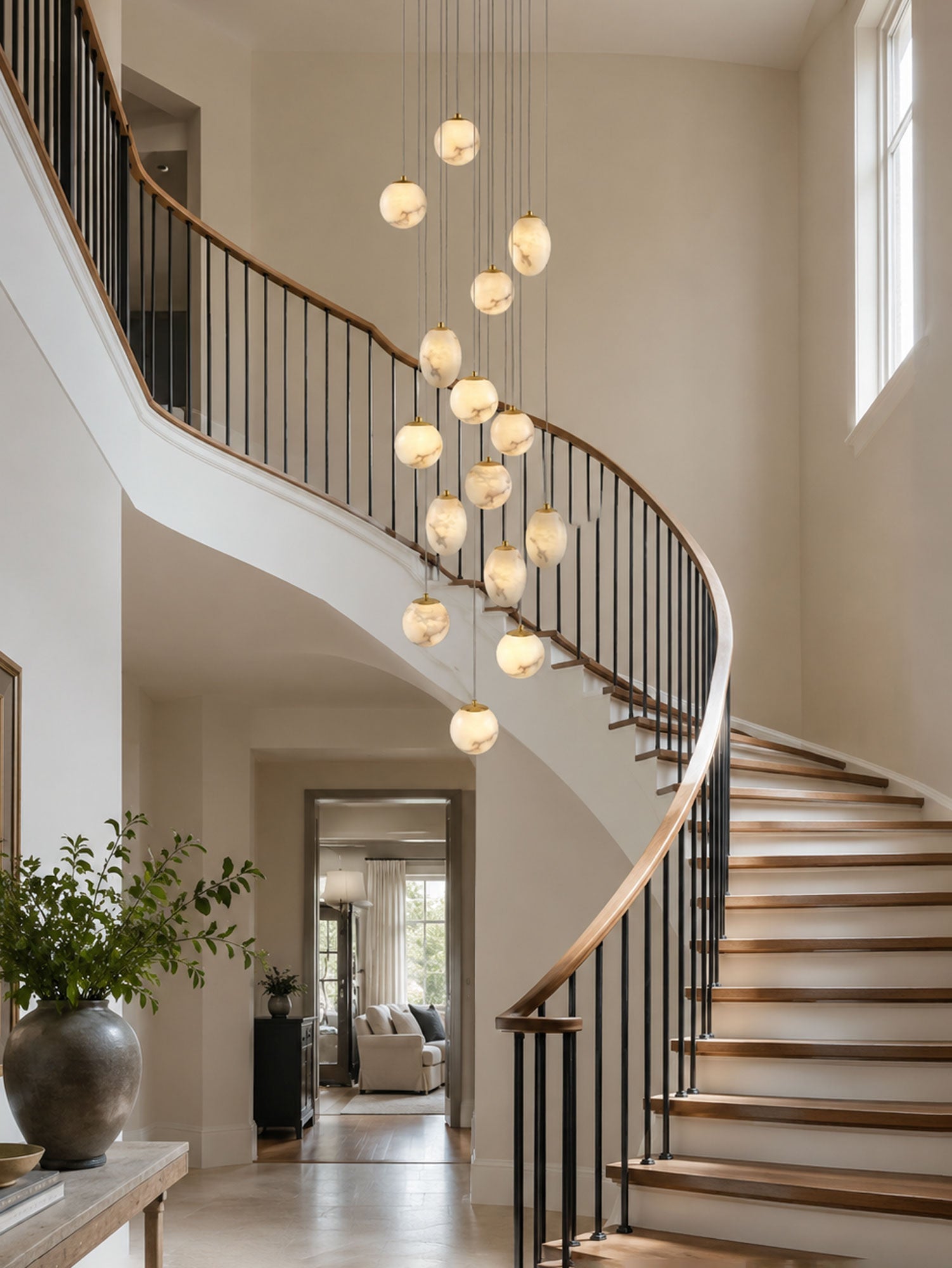 Selunia Alabaster Pendant Lamp