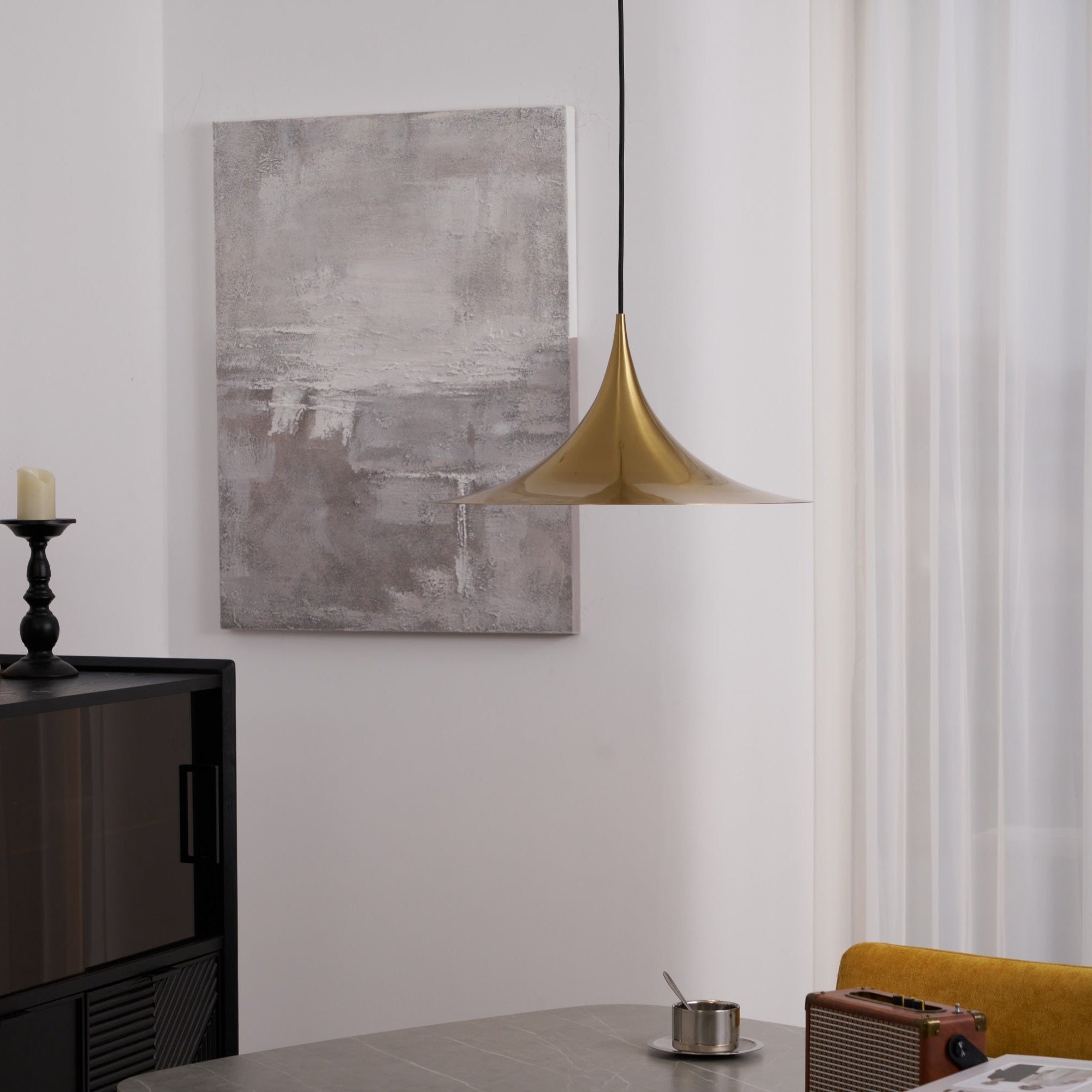 Semi Swag Pendant Light