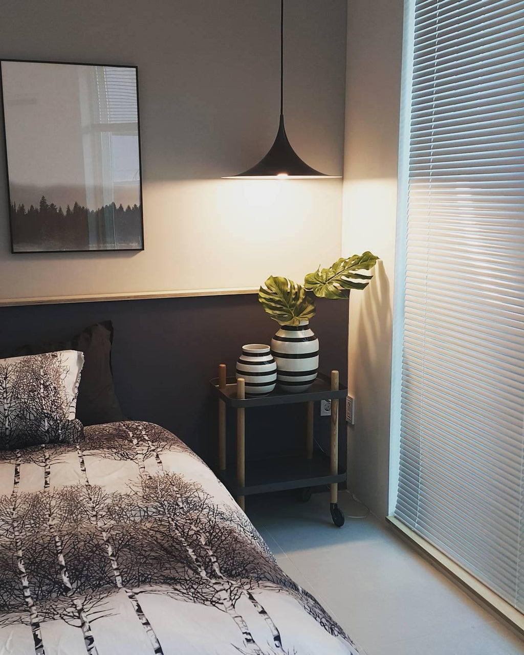 Semi Swag Pendant Light