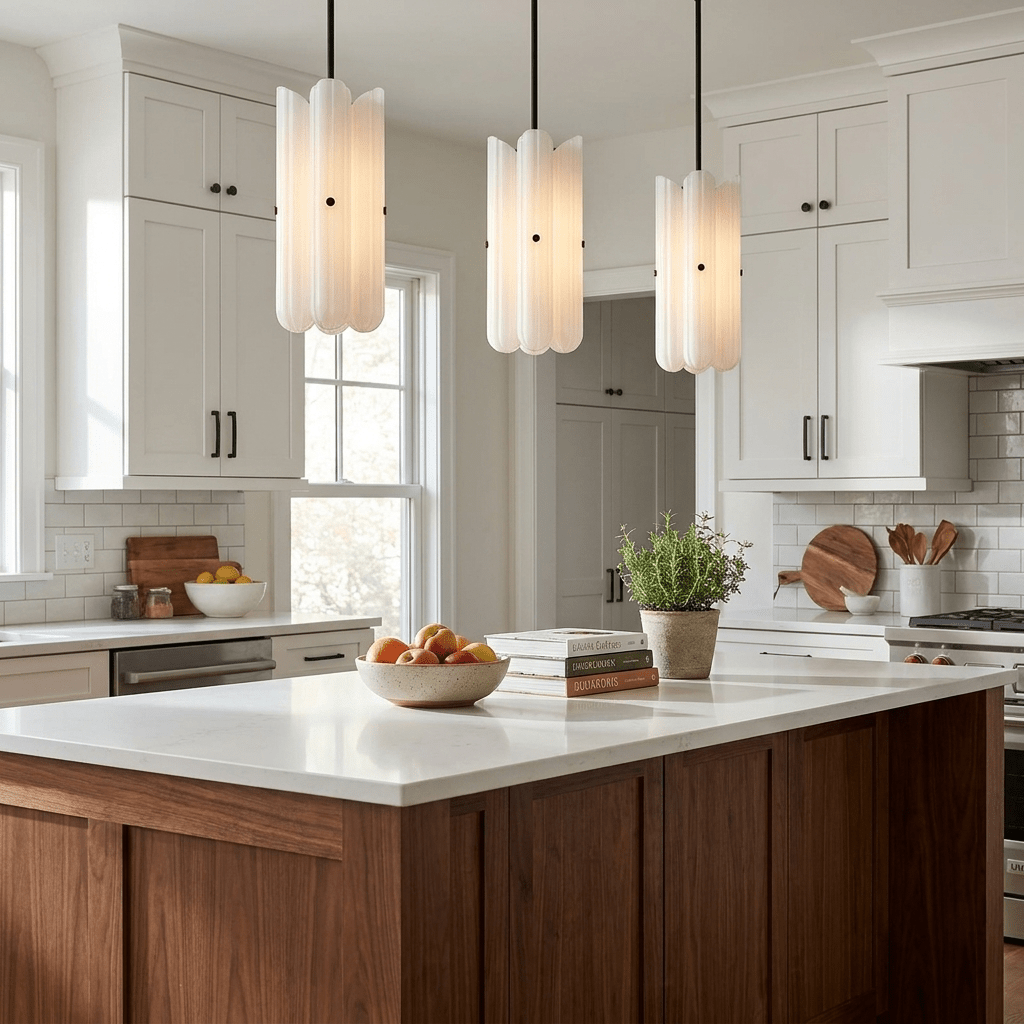 Seraphine Fluted Glass Pendant Light