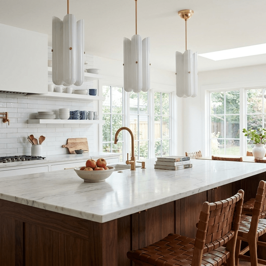 Seraphine Fluted Glass Pendant Light