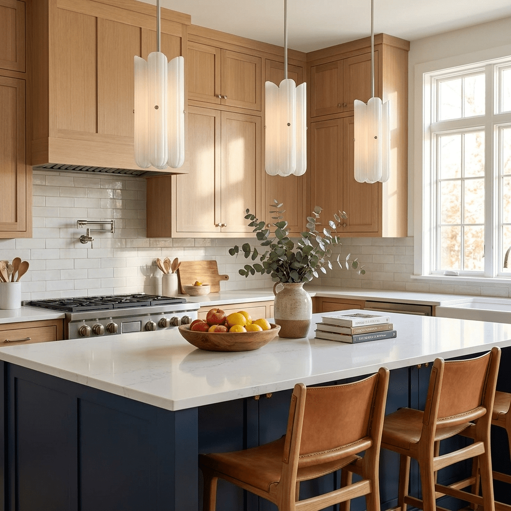 Seraphine Fluted Glass Pendant Light