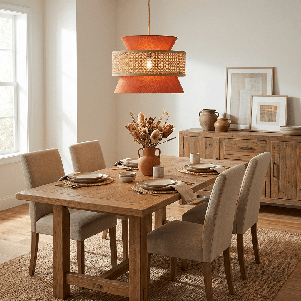 Sienna Rattan Pendant Light