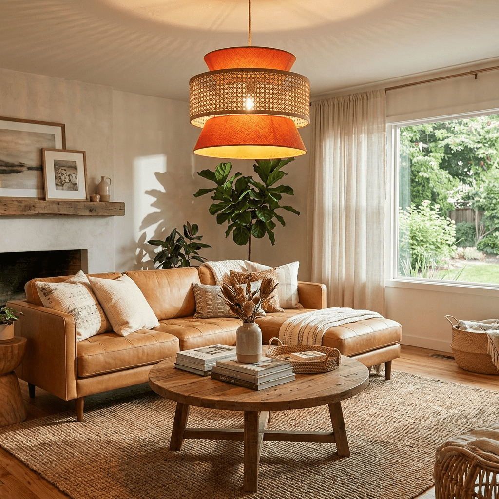 Sienna Rattan Pendant Light