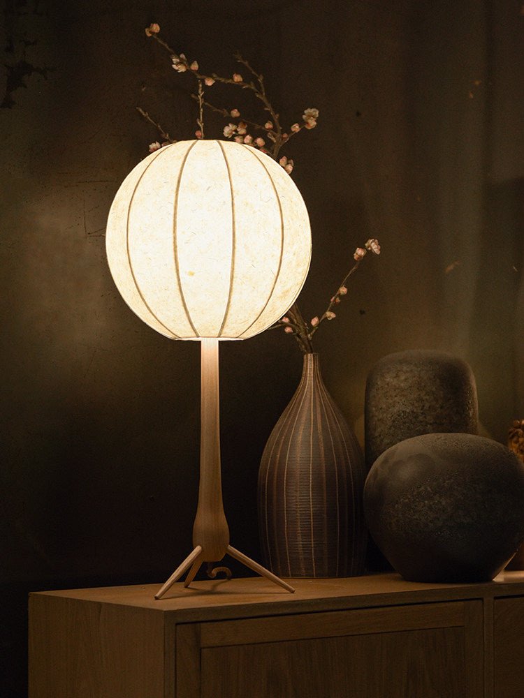 Silk Lantern Table Lamp