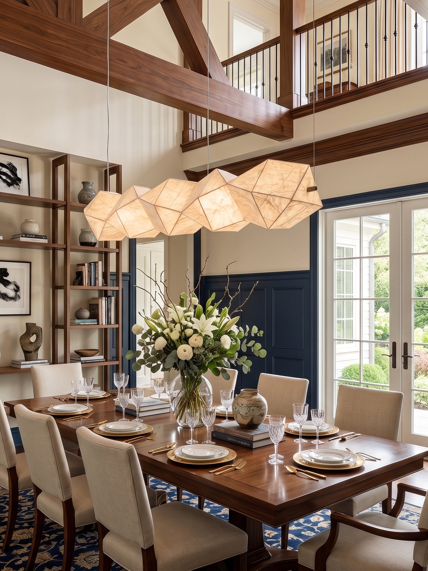 Silvara Fold Linear Pendant Lamp