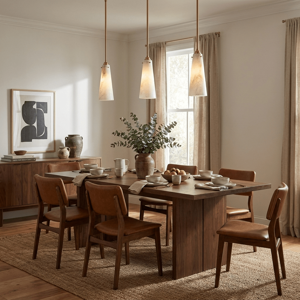 Solenne Alabaster Cluster Pendant Light