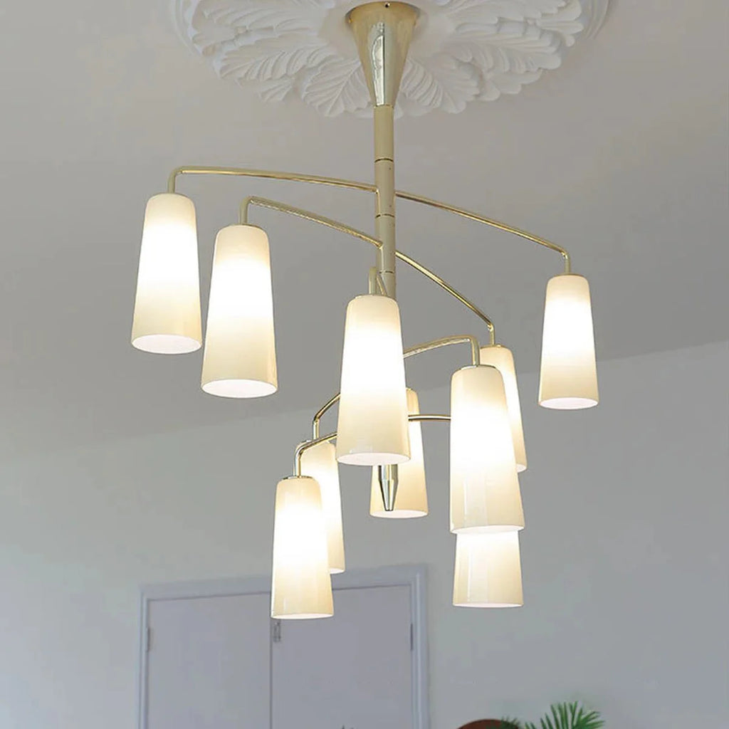 Spiral Tiered Chandelier