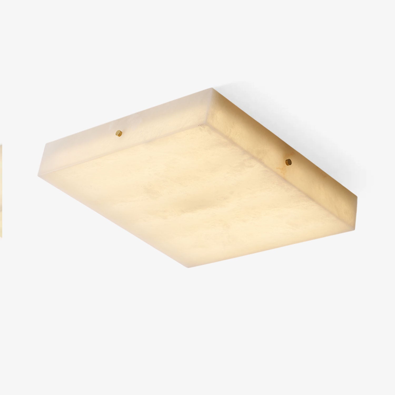 Square Alabaster Ceiling Light