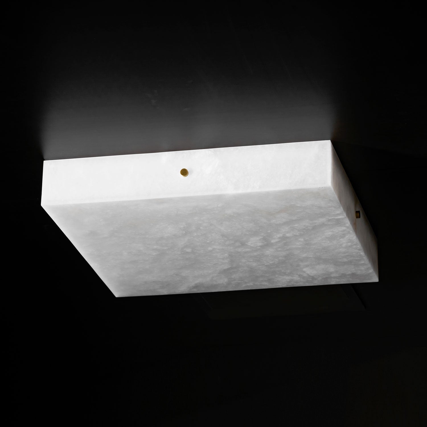 Square Alabaster Ceiling Light
