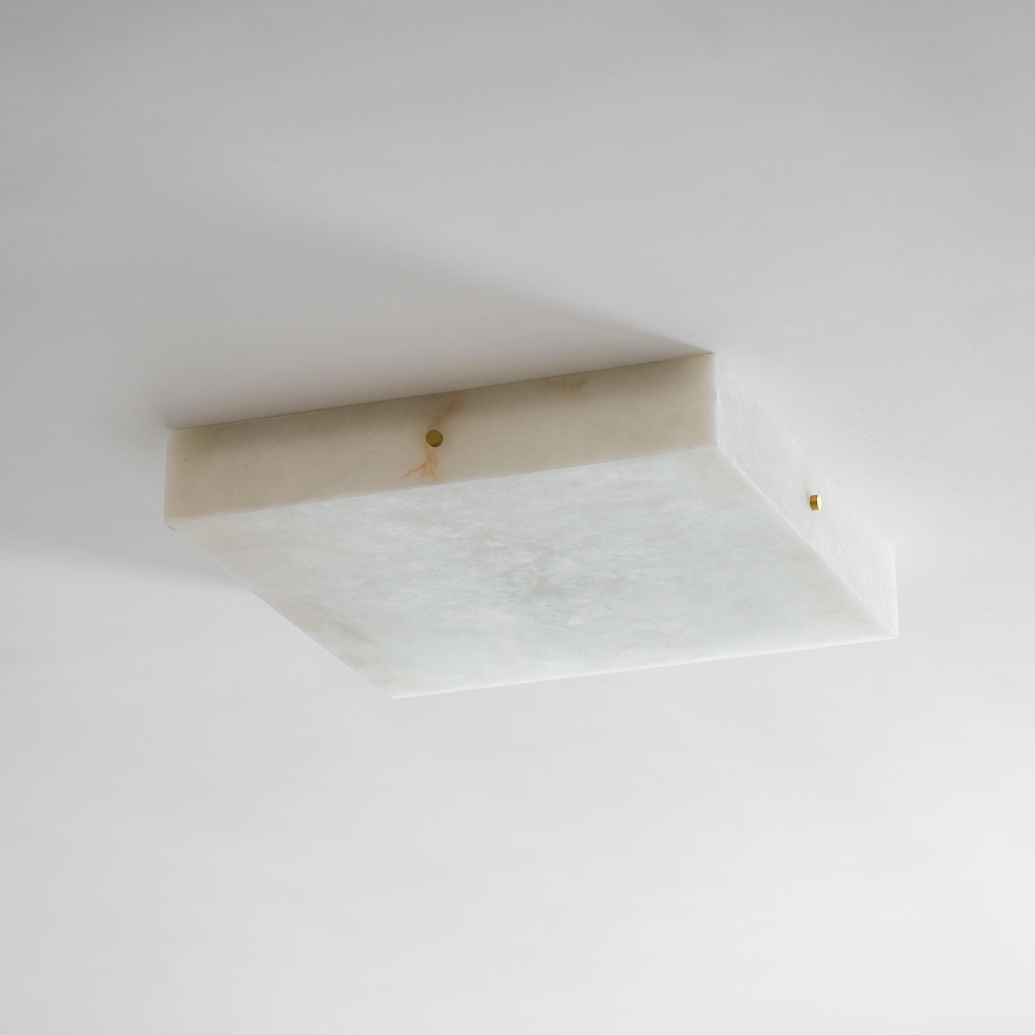 Square Alabaster Ceiling Light