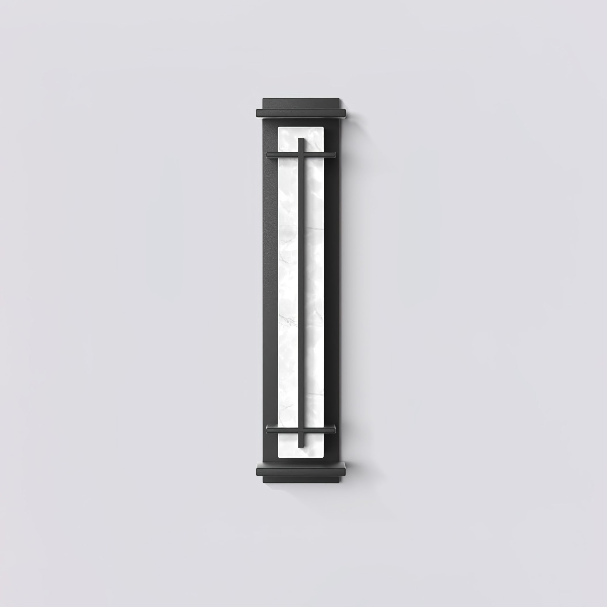 Square Outdoor Alabaster Wall Light