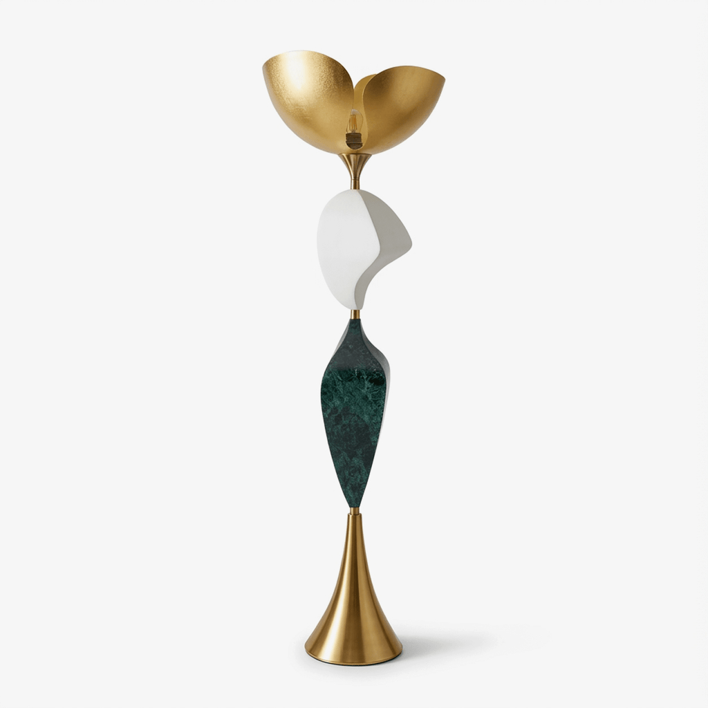 Stacked Sculptural Floor Lamp