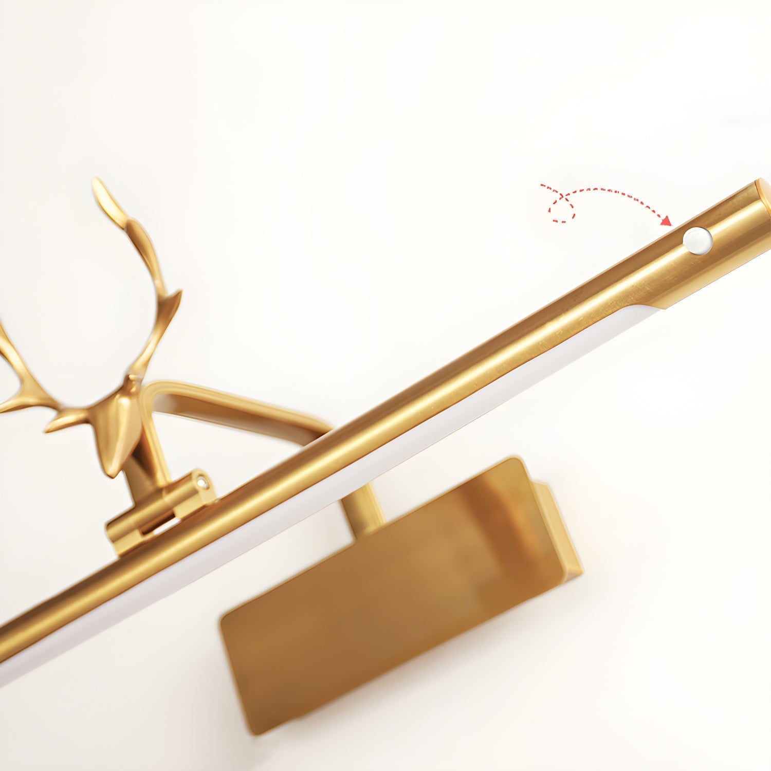 Stag Horn Plug-in Wall Light