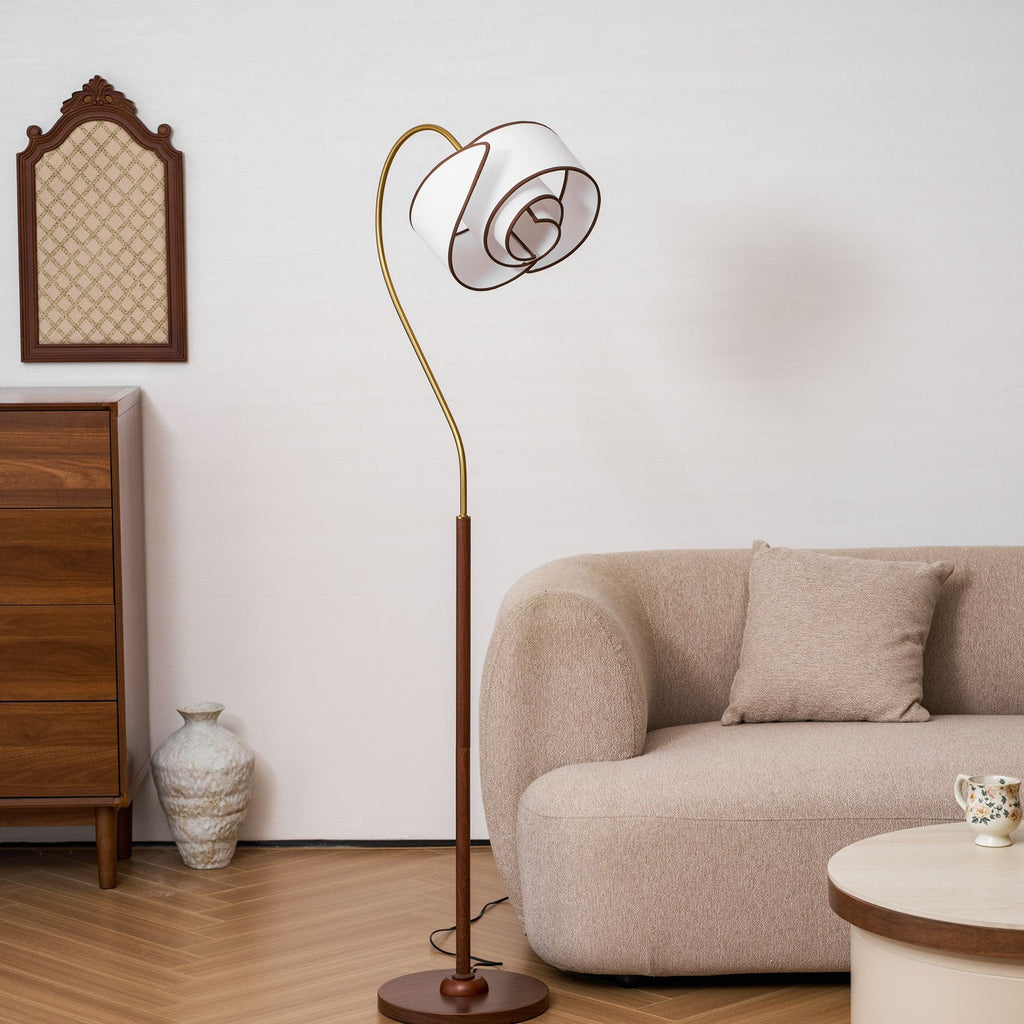 Stelmo Curved Neck Floor Lamp