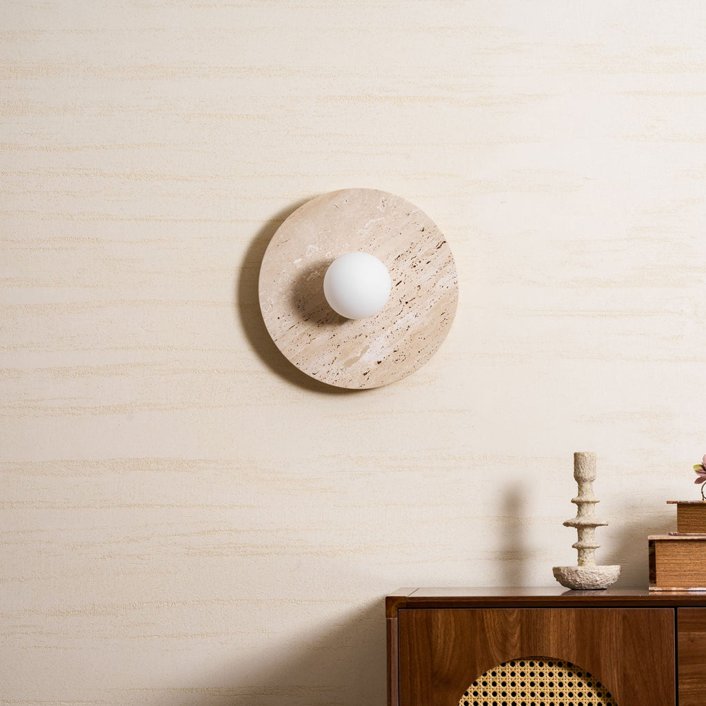 Stone Lunar Eclipse Wall Light