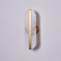 Long Ellipse Alabaster Wall Sconce