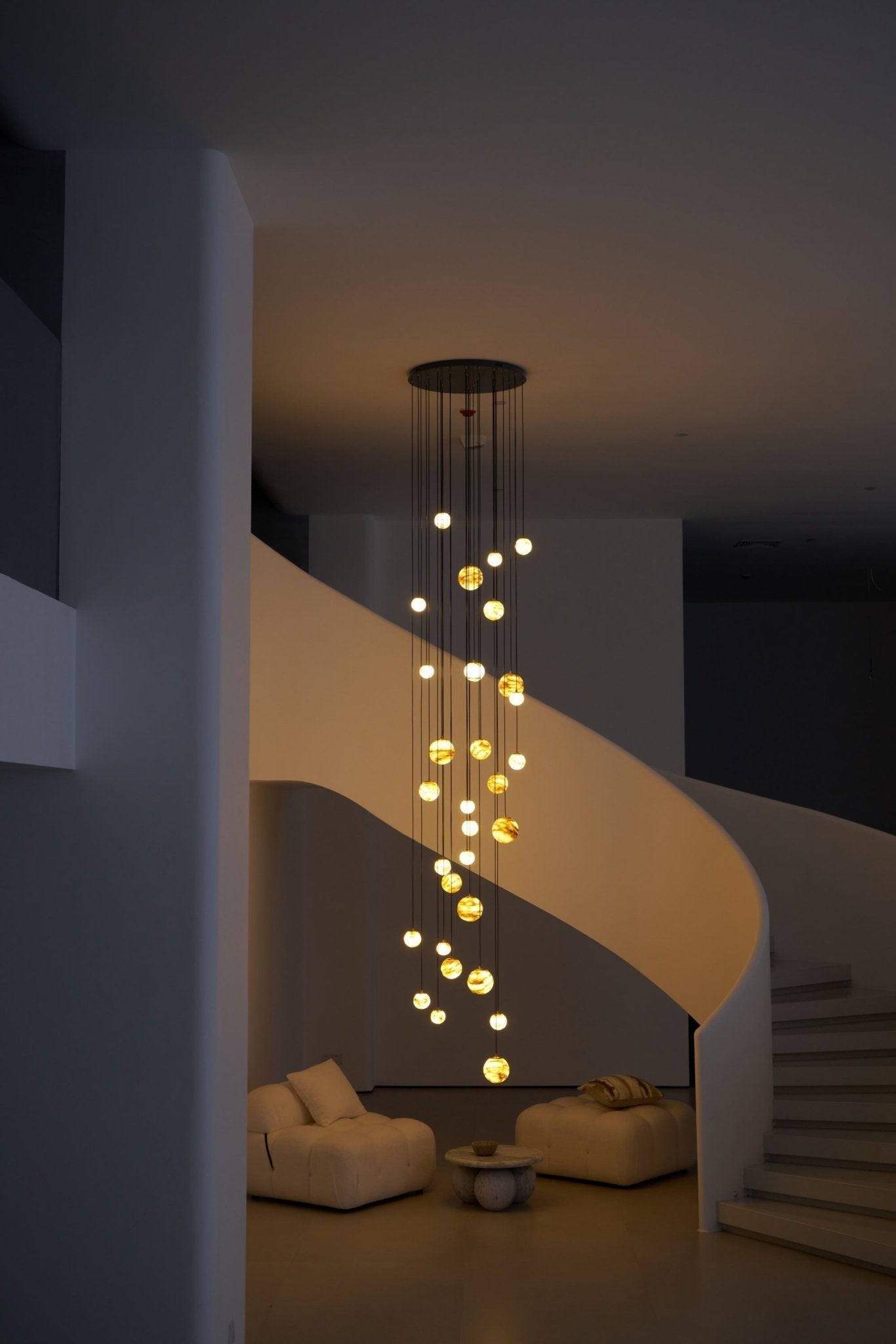 Sultana Alabaster Cluster Chandelier