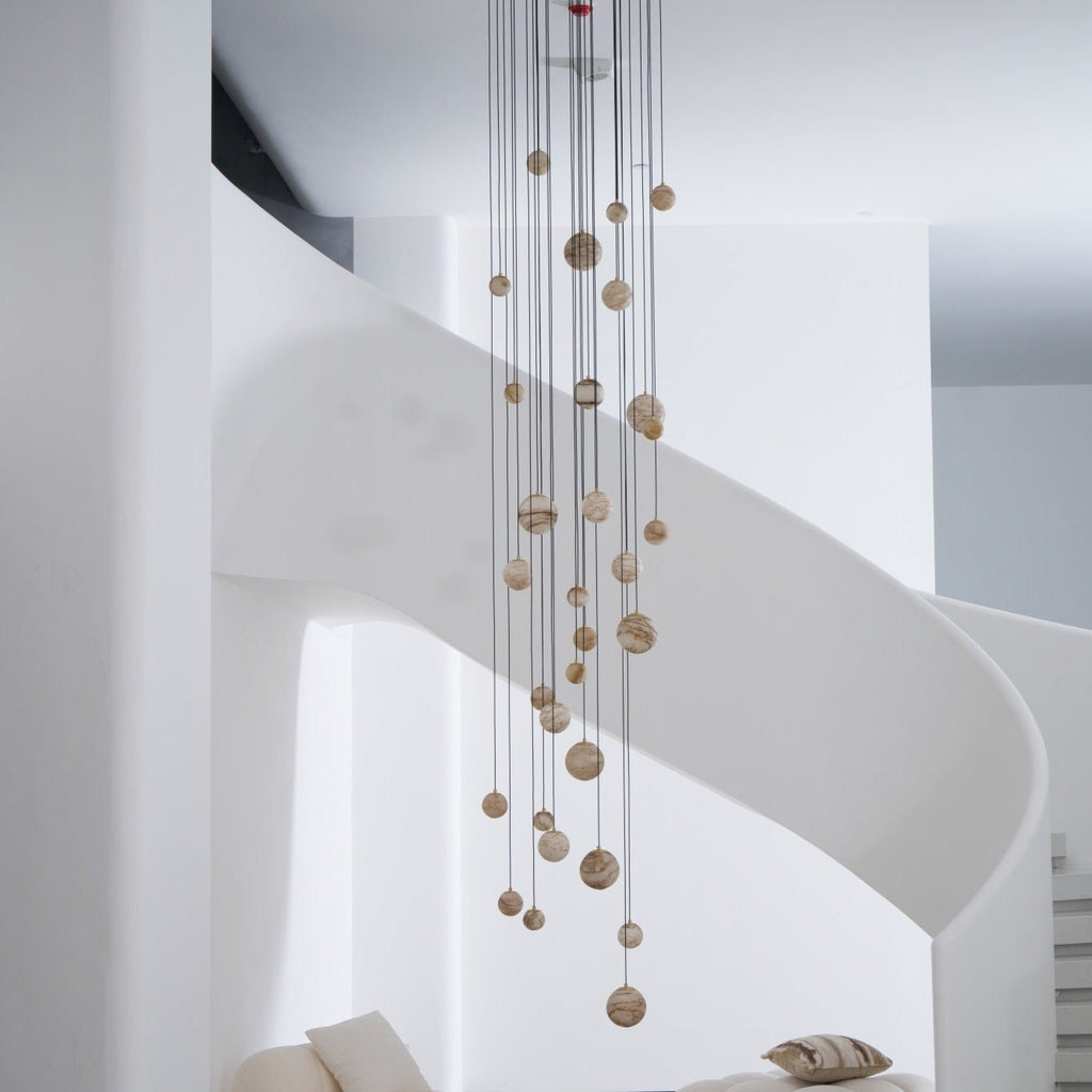 Sultana Alabaster Cluster Chandelier