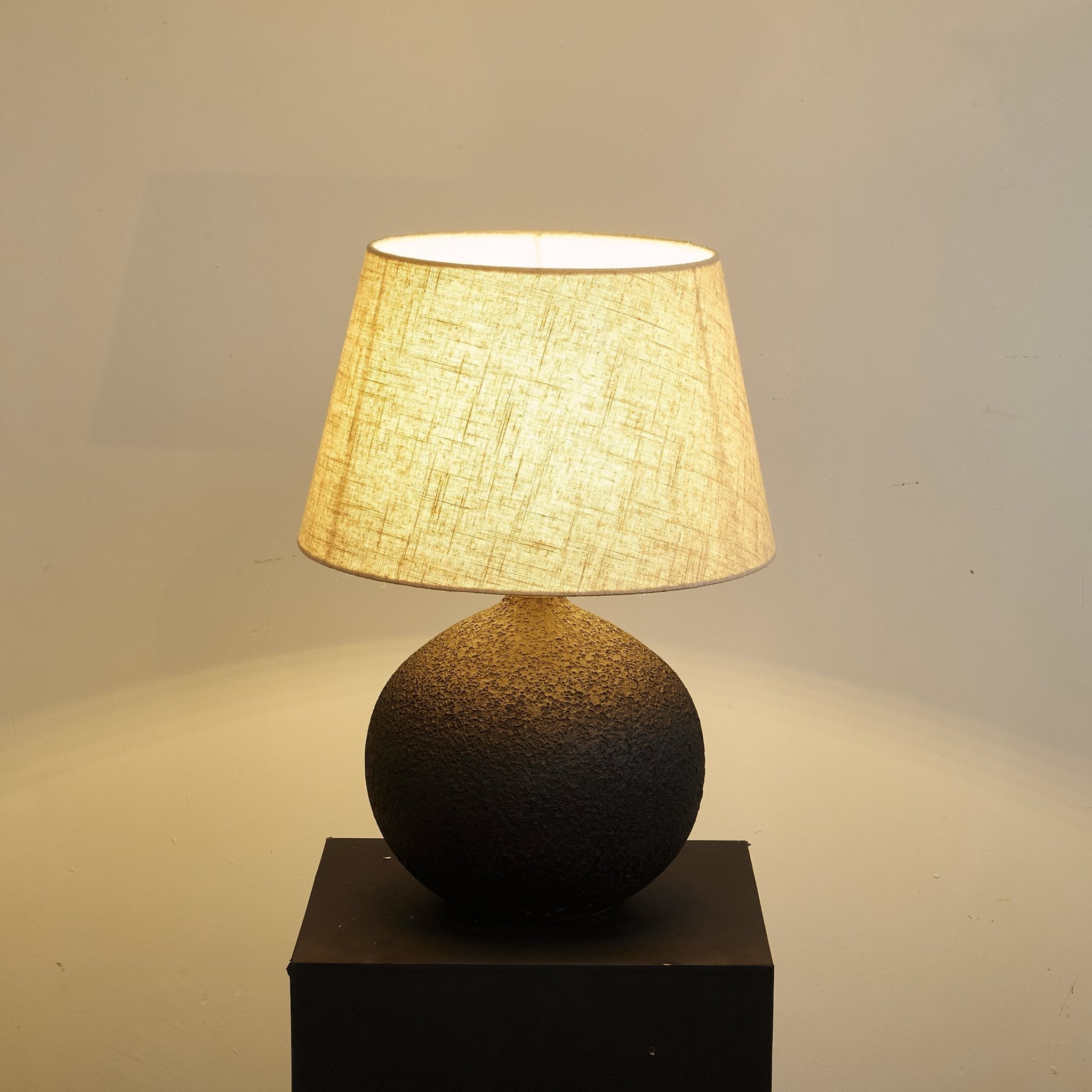 Terra Noir Textured Table Lamp