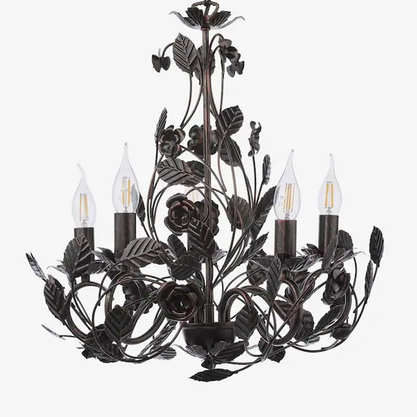 Rosaio Wrought Iron Chandelier