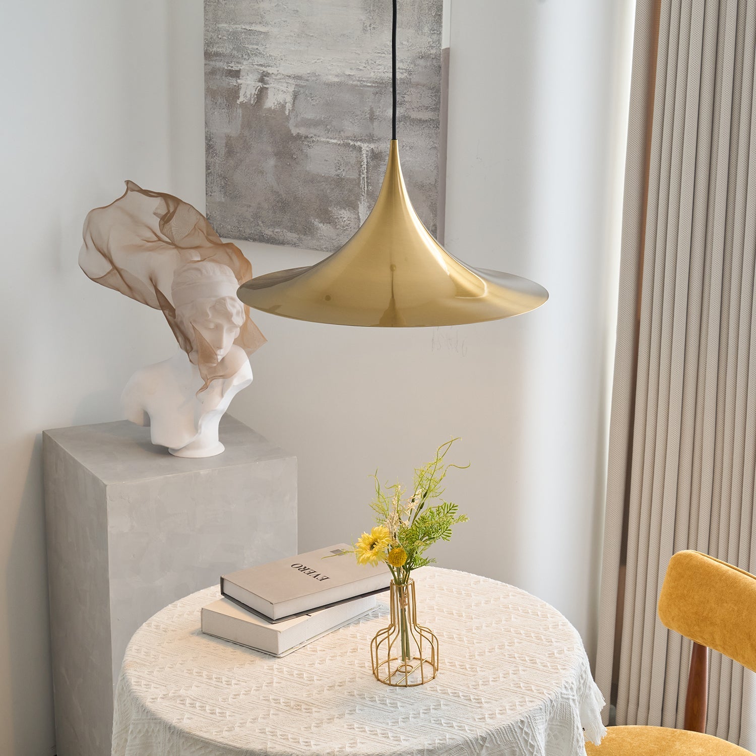 Semi Swag Pendant Light
