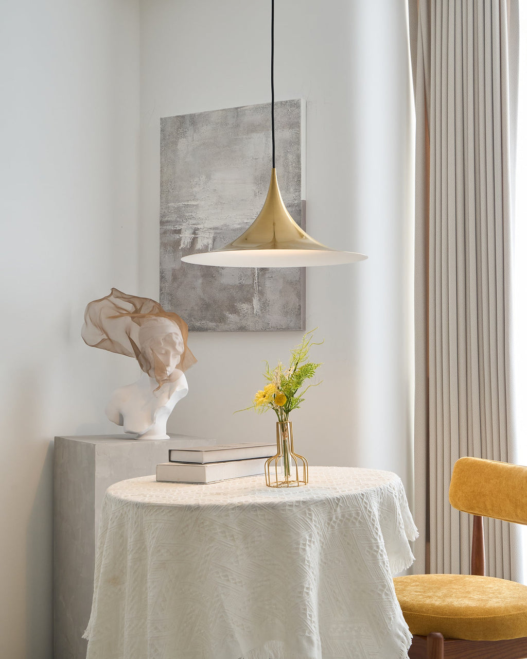 Semi Swag Pendant Light
