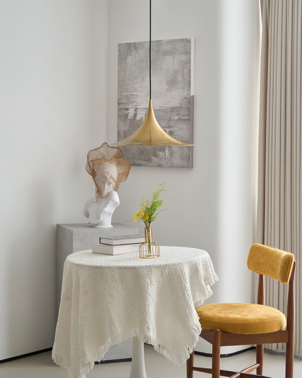 Semi Swag Pendant Light