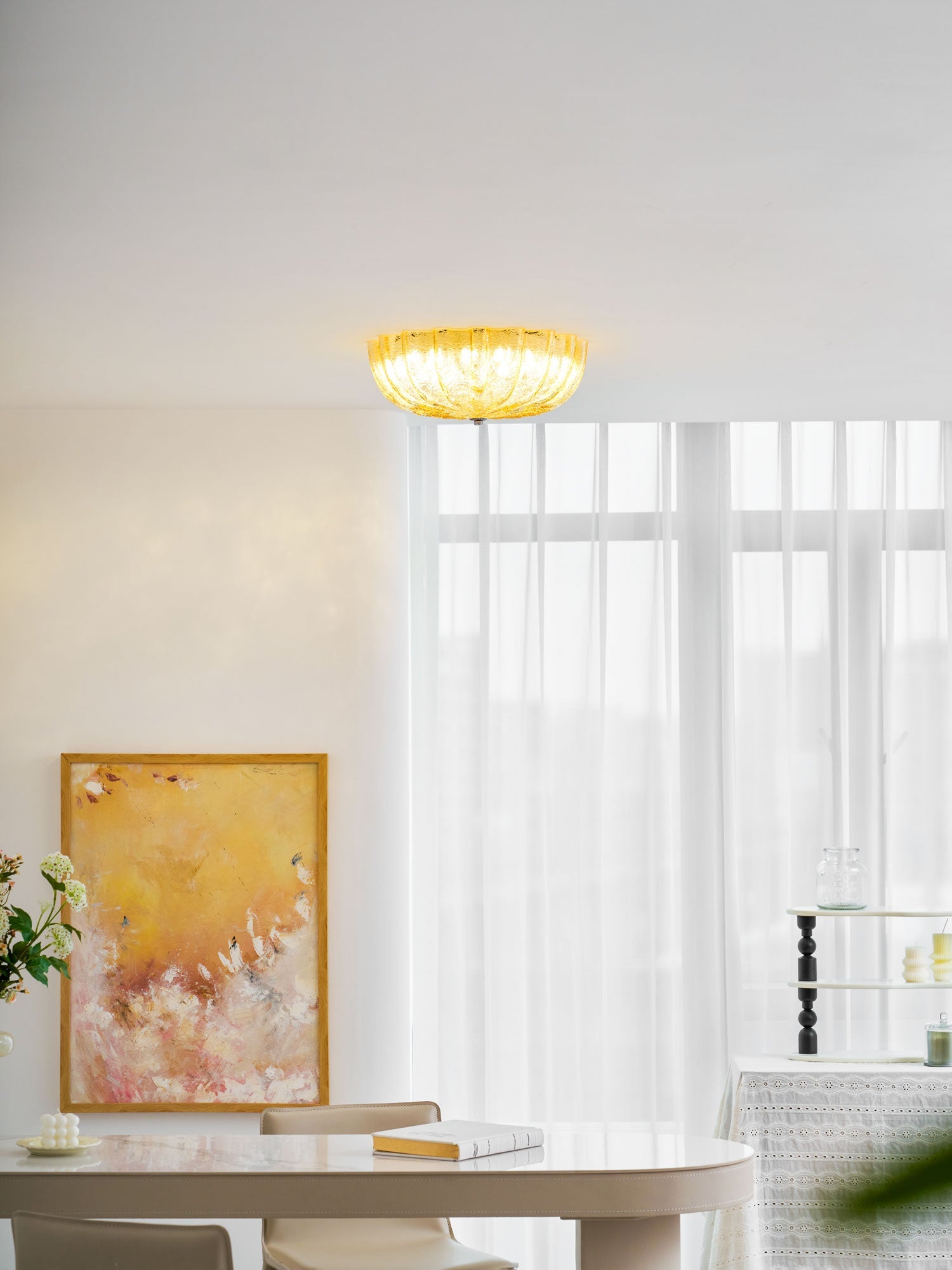 Murano Blown Glass Ceiling Light