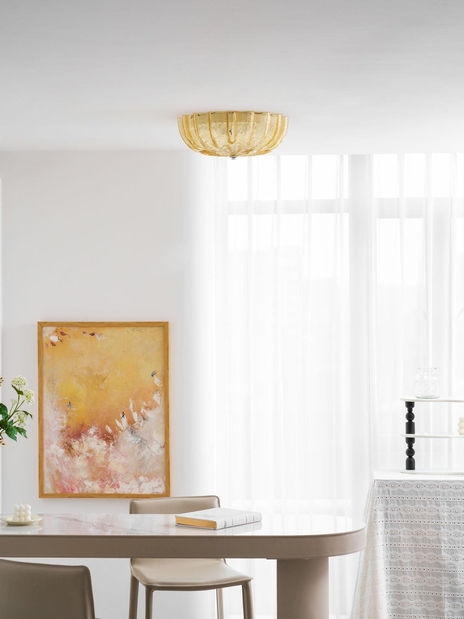 Murano Blown Glass Ceiling Light