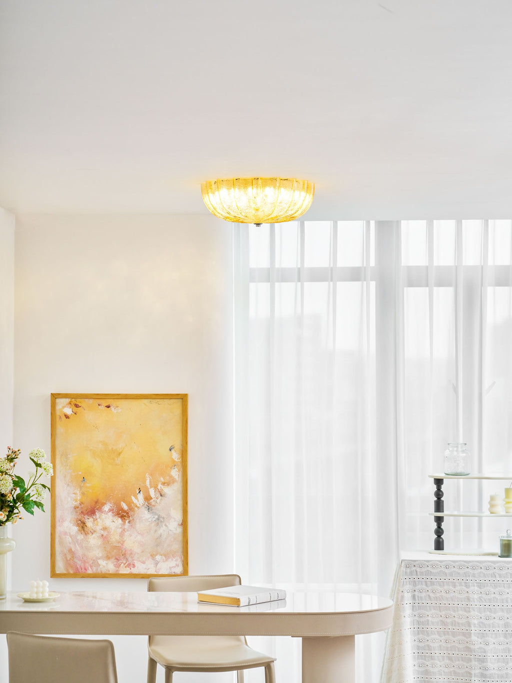 Murano Blown Glass Ceiling Light