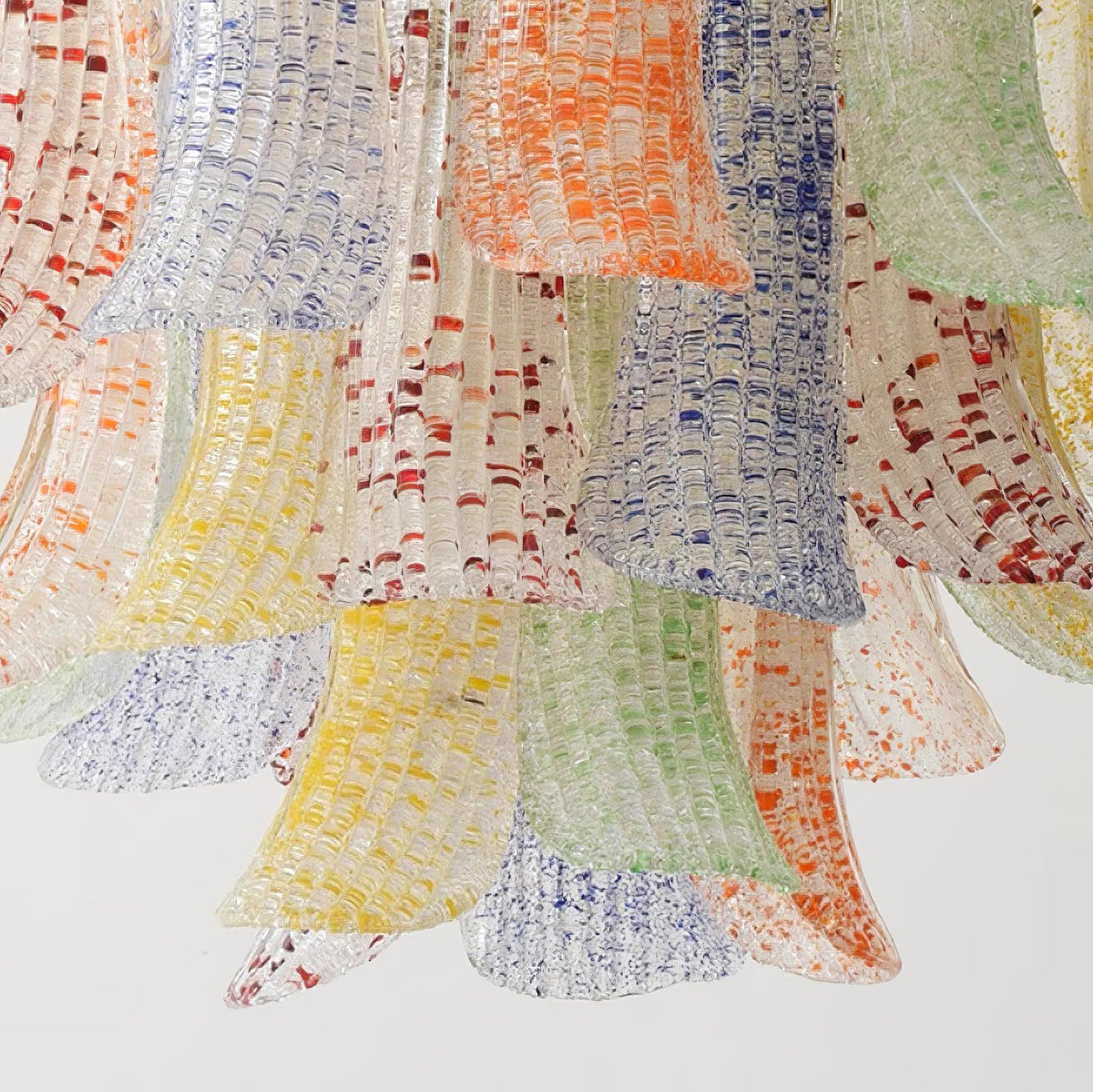 Colorful Murano-Style Glass Chandelier