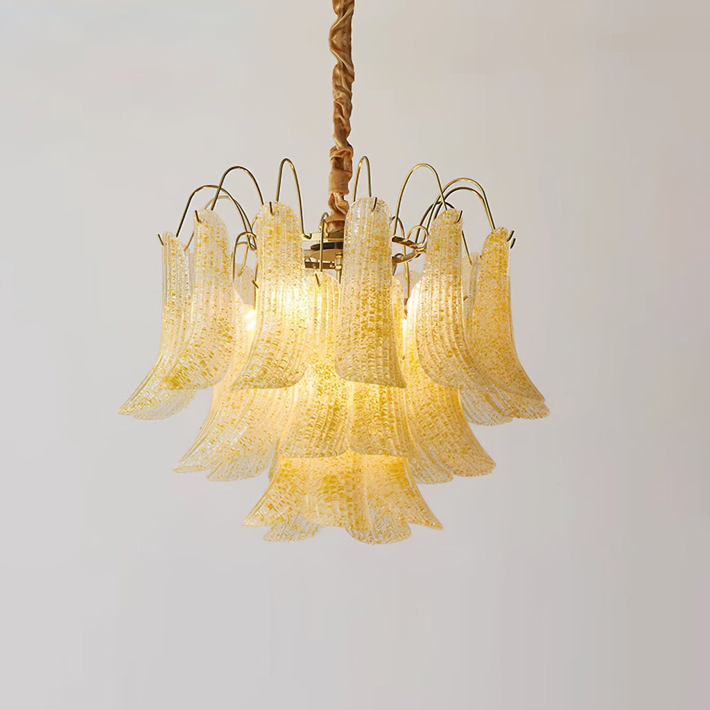 Colorful Murano-Style Glass Chandelier