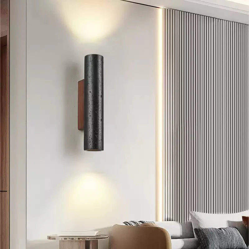 Volcanic Noir Wall Sconce