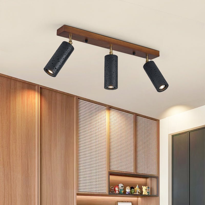 Volcanic Wood Trio Ceiling Spot