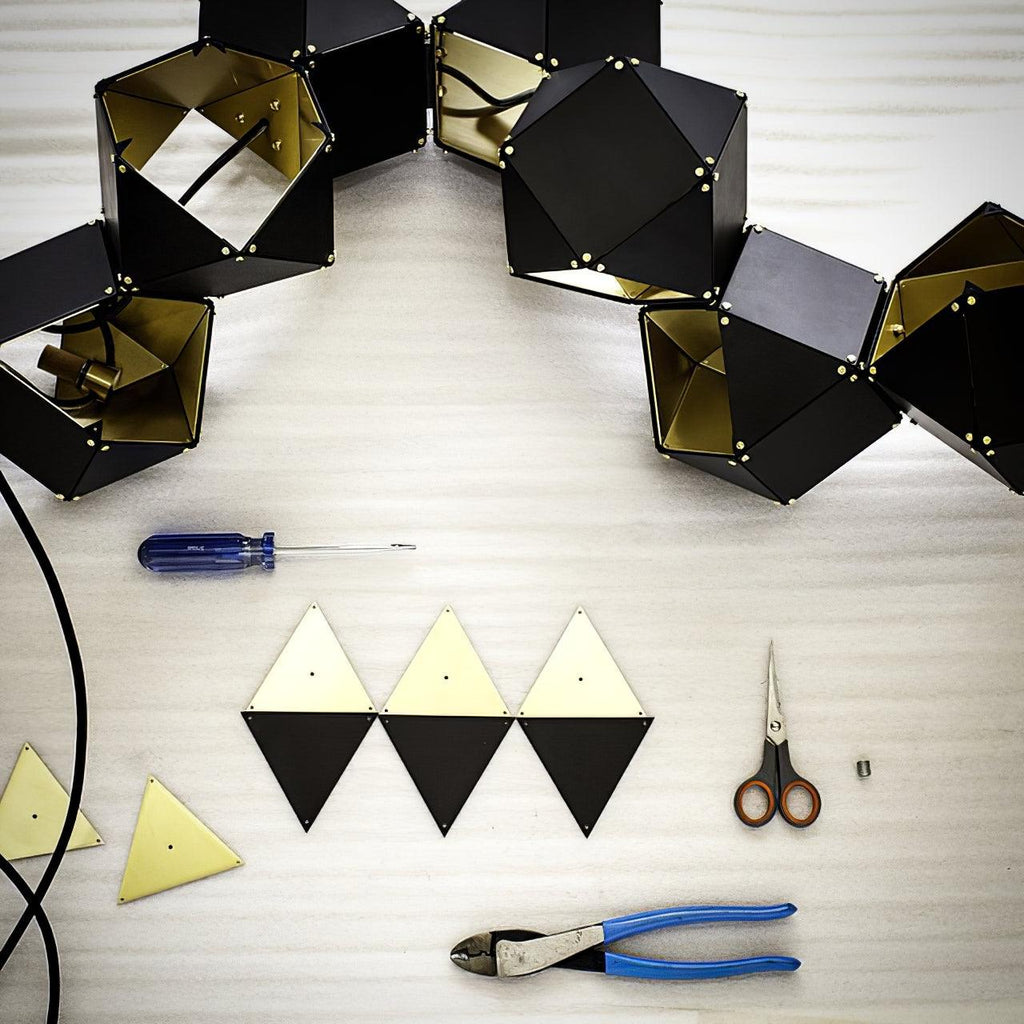 Facet Modular Chandelier