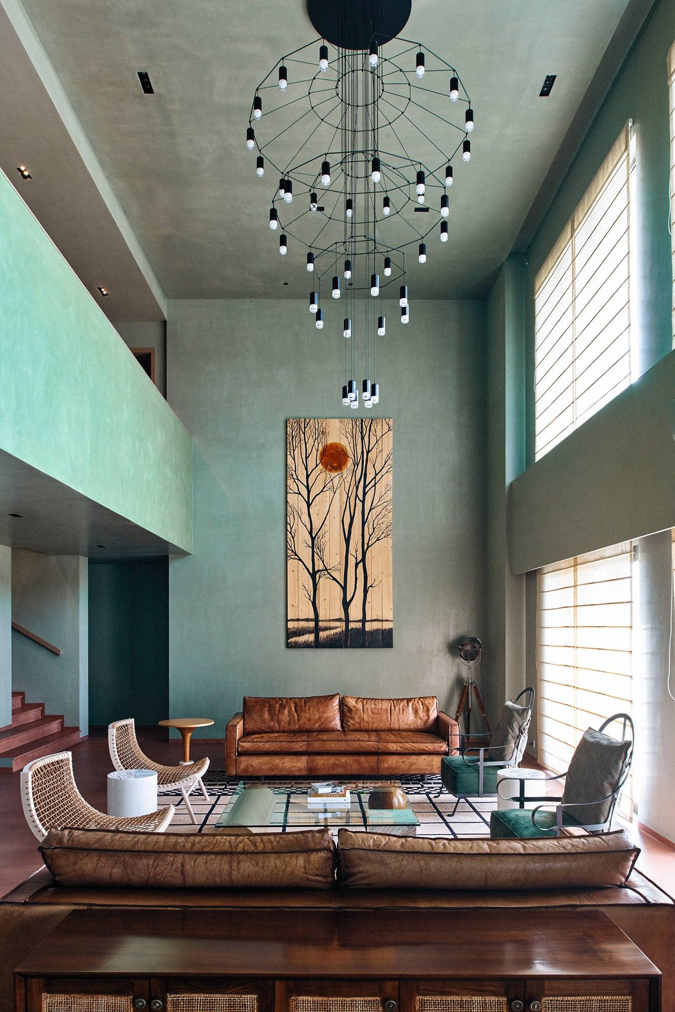 Lattice Chandelier