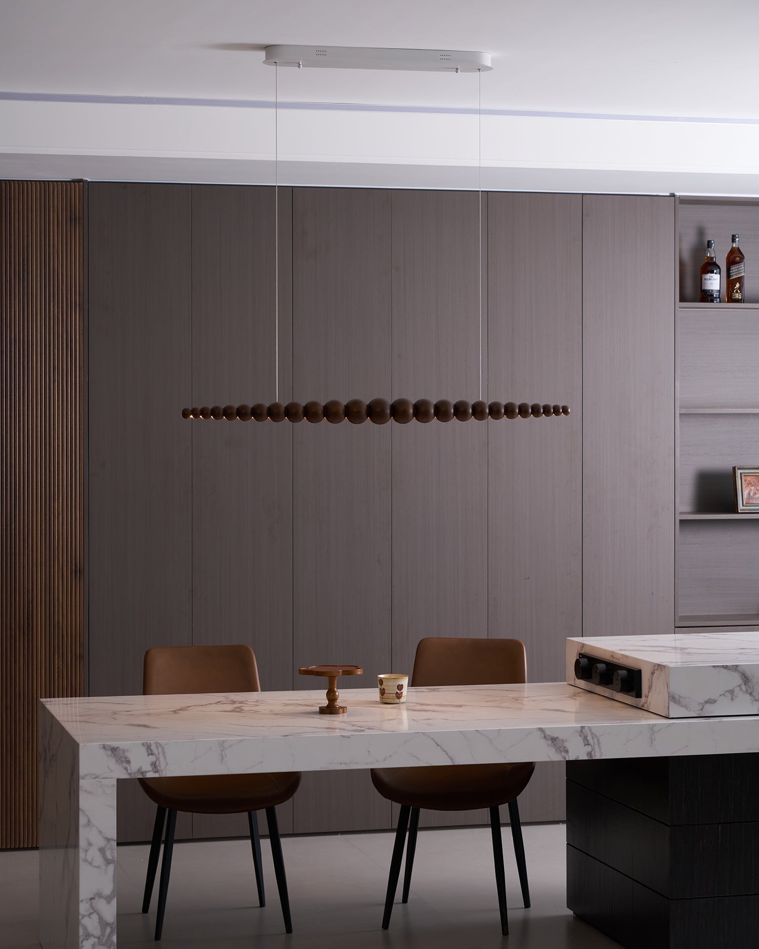 Woodline Orb Pendant Light