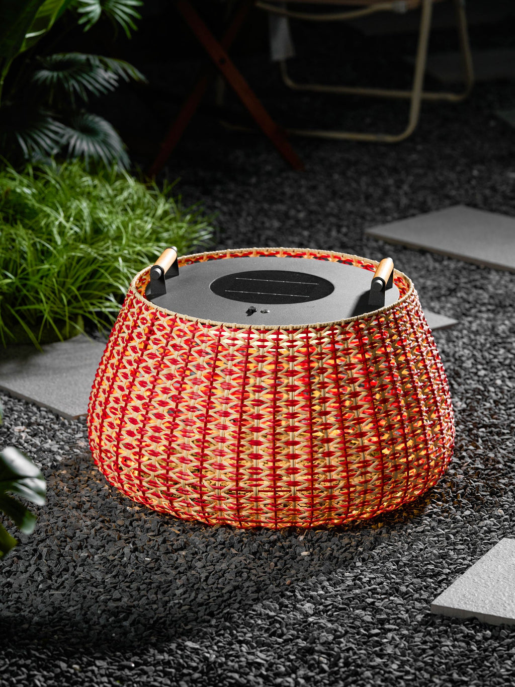 Solara Weave Outdoor Lantern Lamp