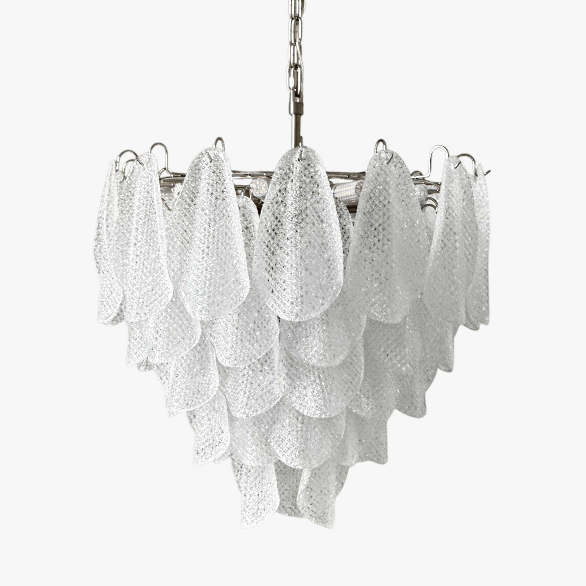 Glass Teardrop Chandelier