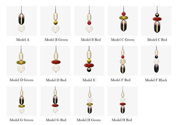 Candied Glass Pendant Light full series overview