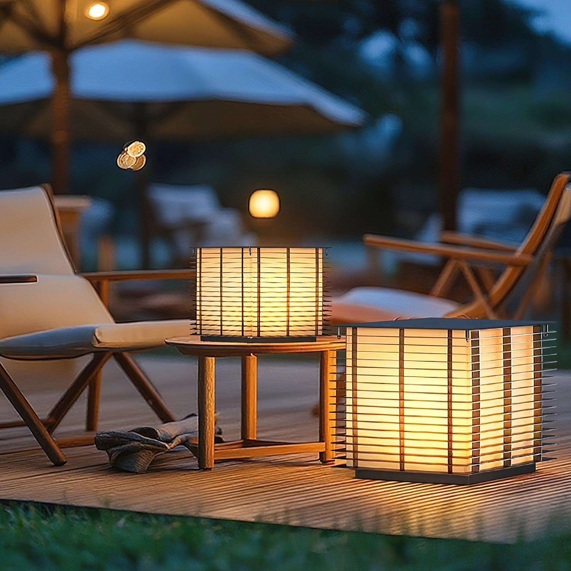 Grid Post Outdoor Light