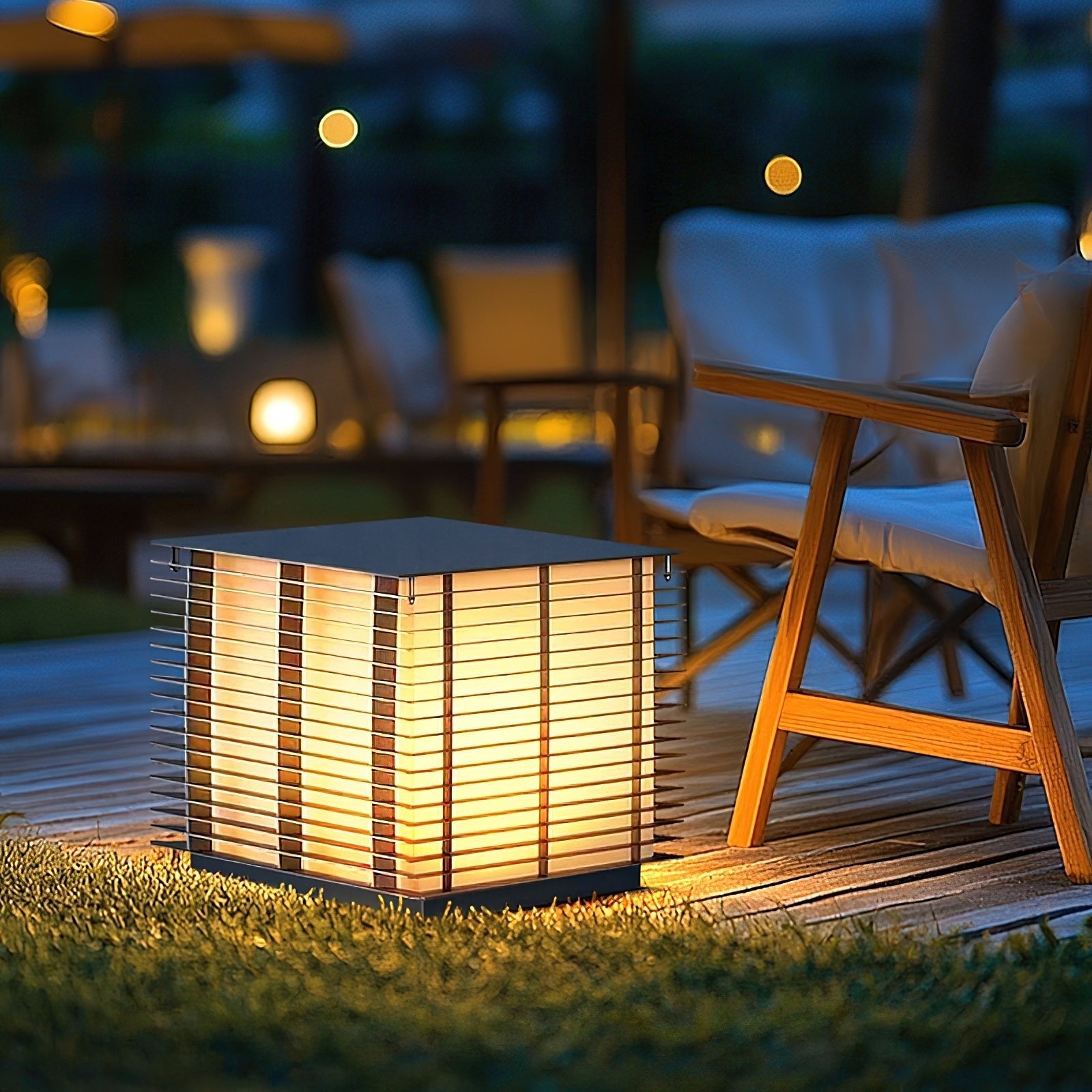 Grid Post Outdoor Light