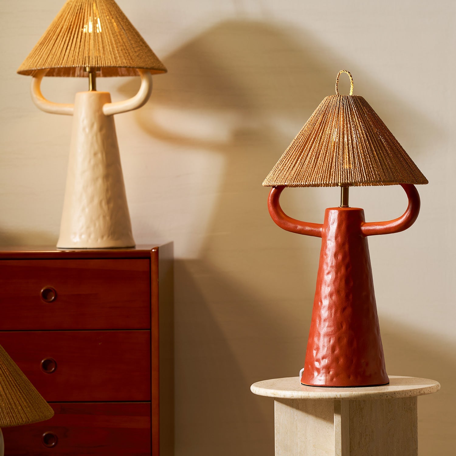 Horns Ceramic Table Lamp