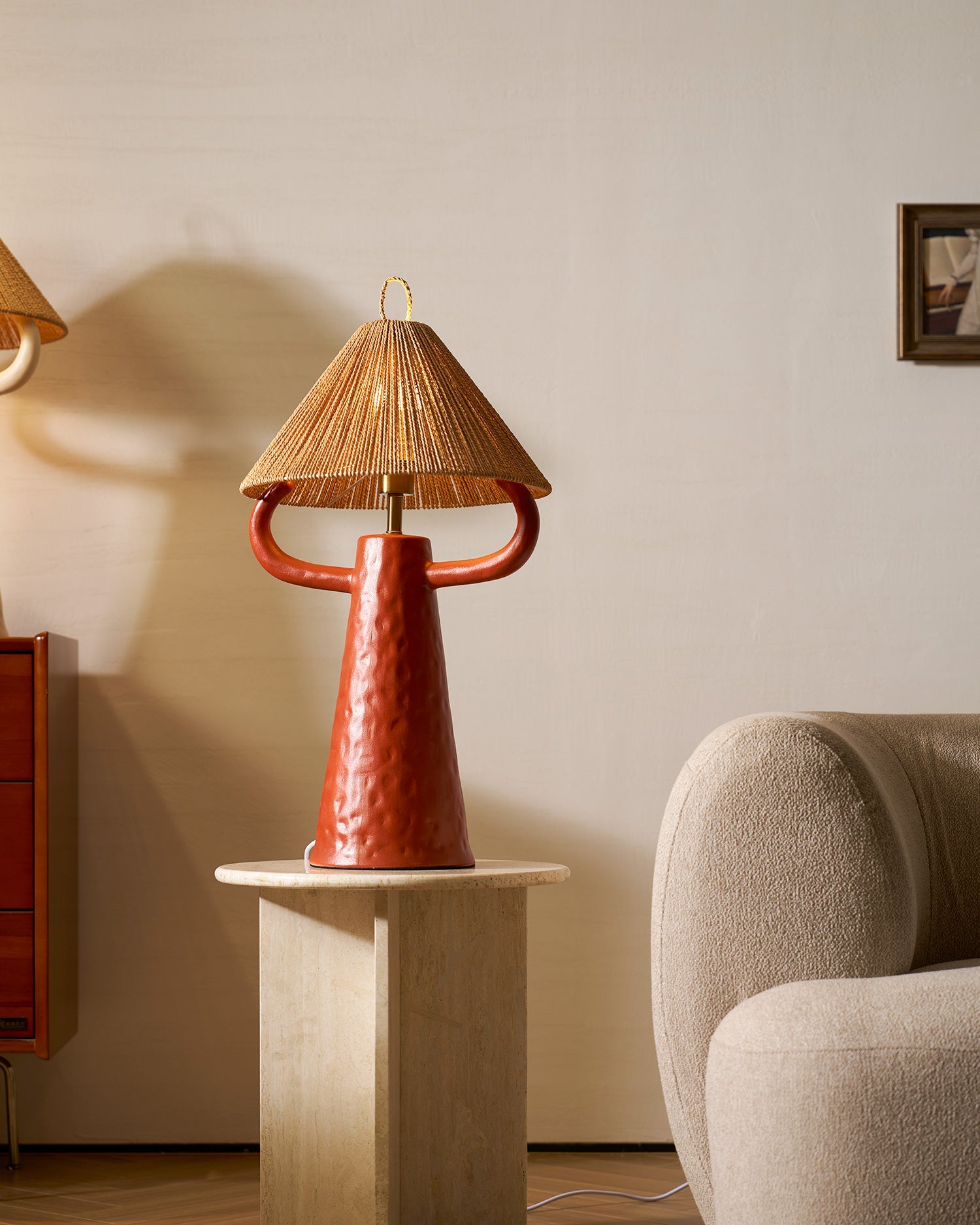 Horns Ceramic Table Lamp