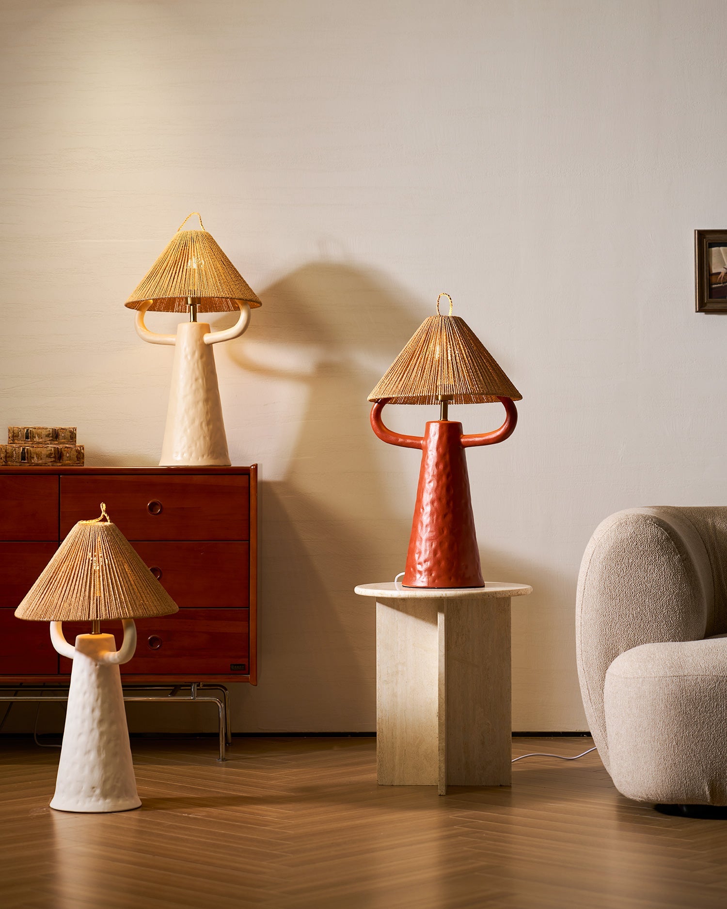 Horns Ceramic Table Lamp
