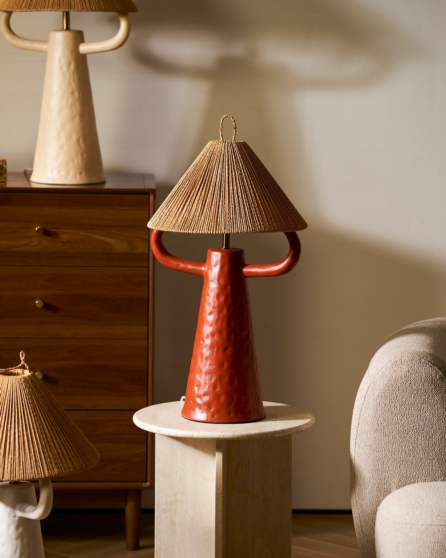 Horns Ceramic Table Lamp
