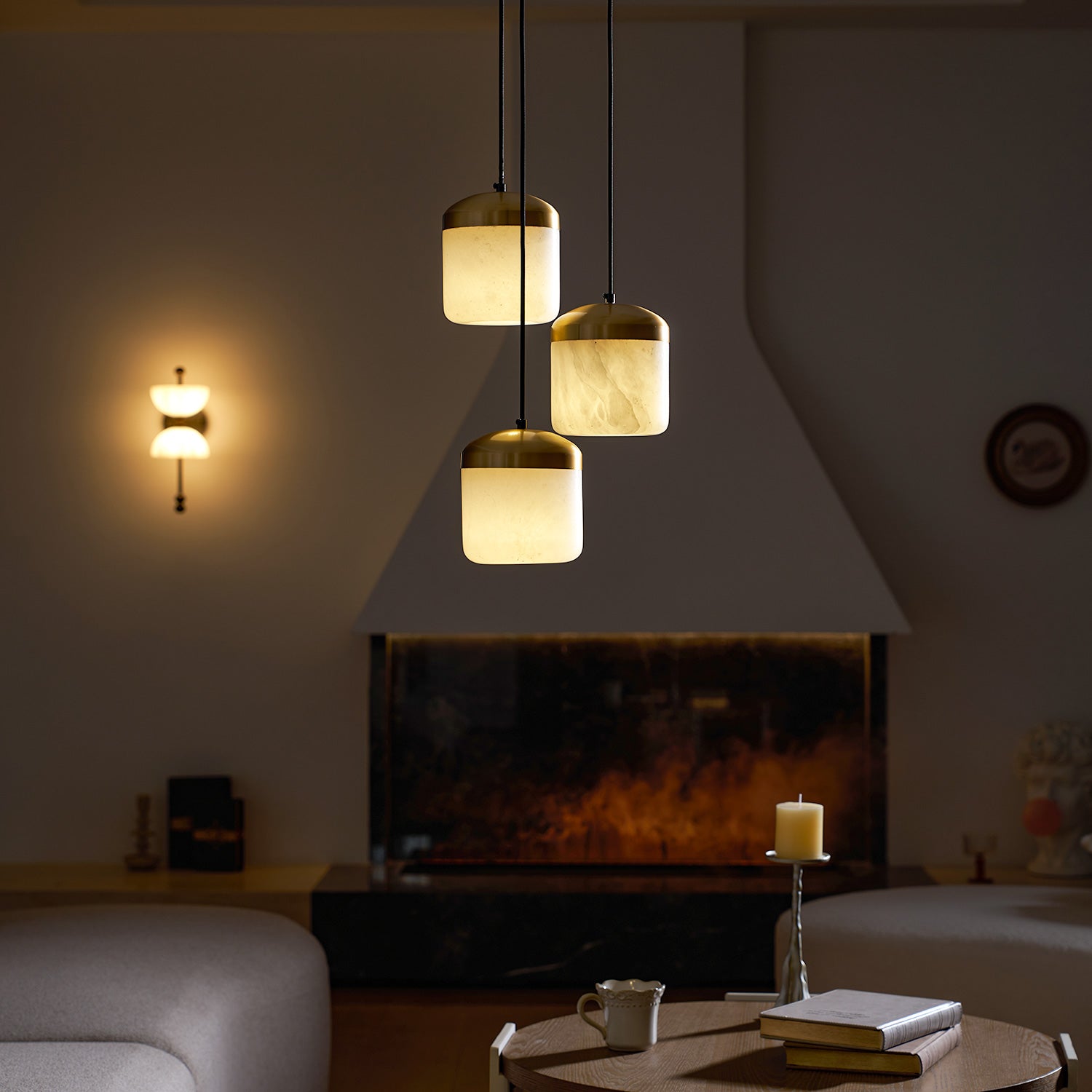 Asta Alabaster Pendant Light