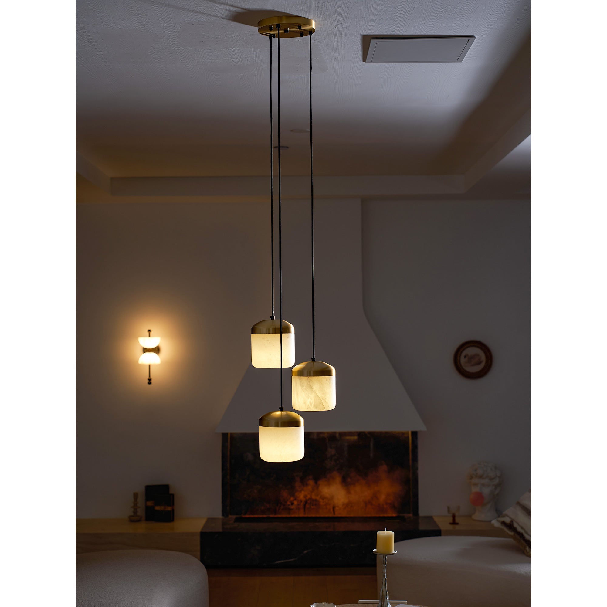 Asta Alabaster Pendant Light