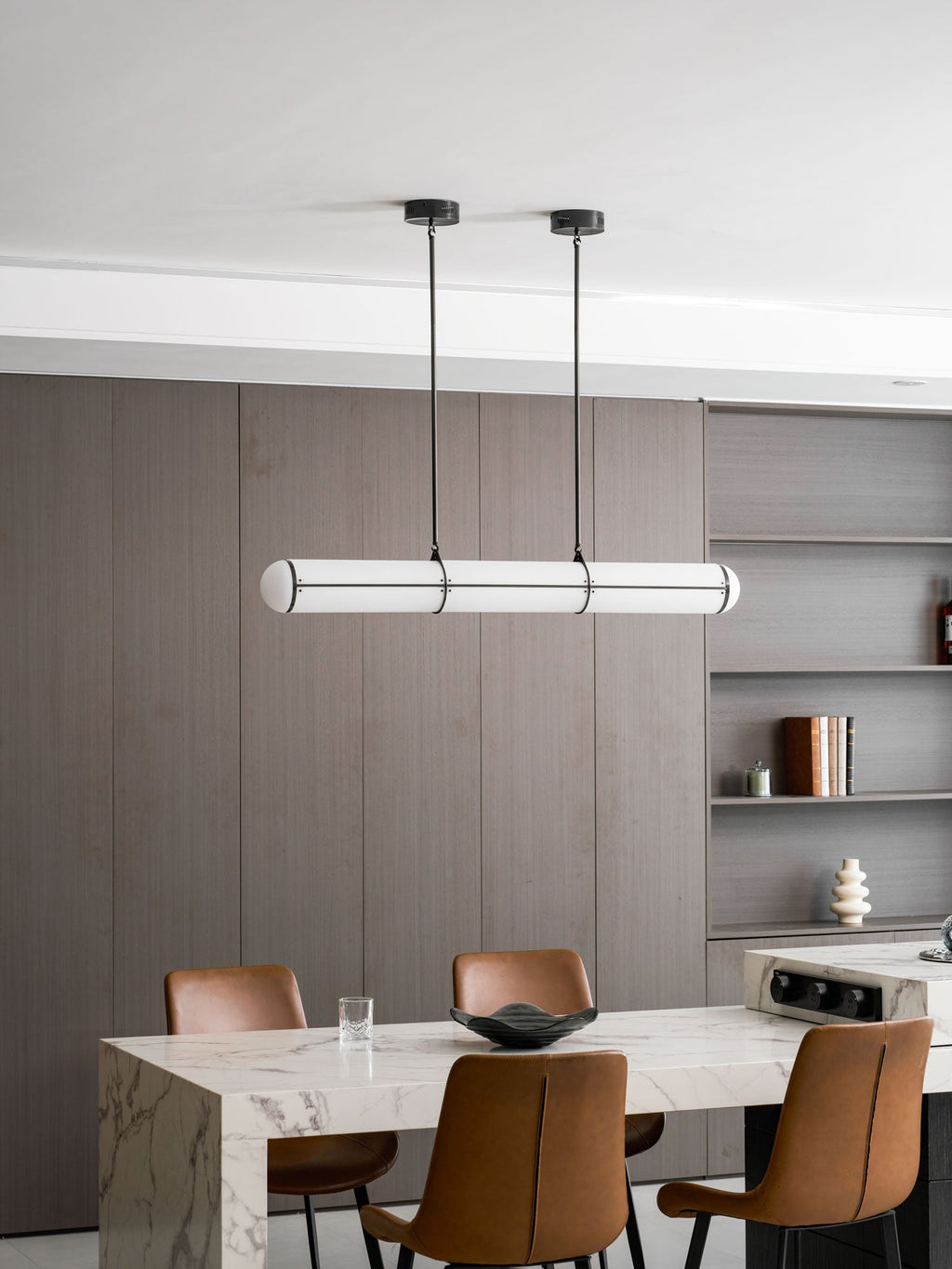 Cylindrical Endless Pendant Light